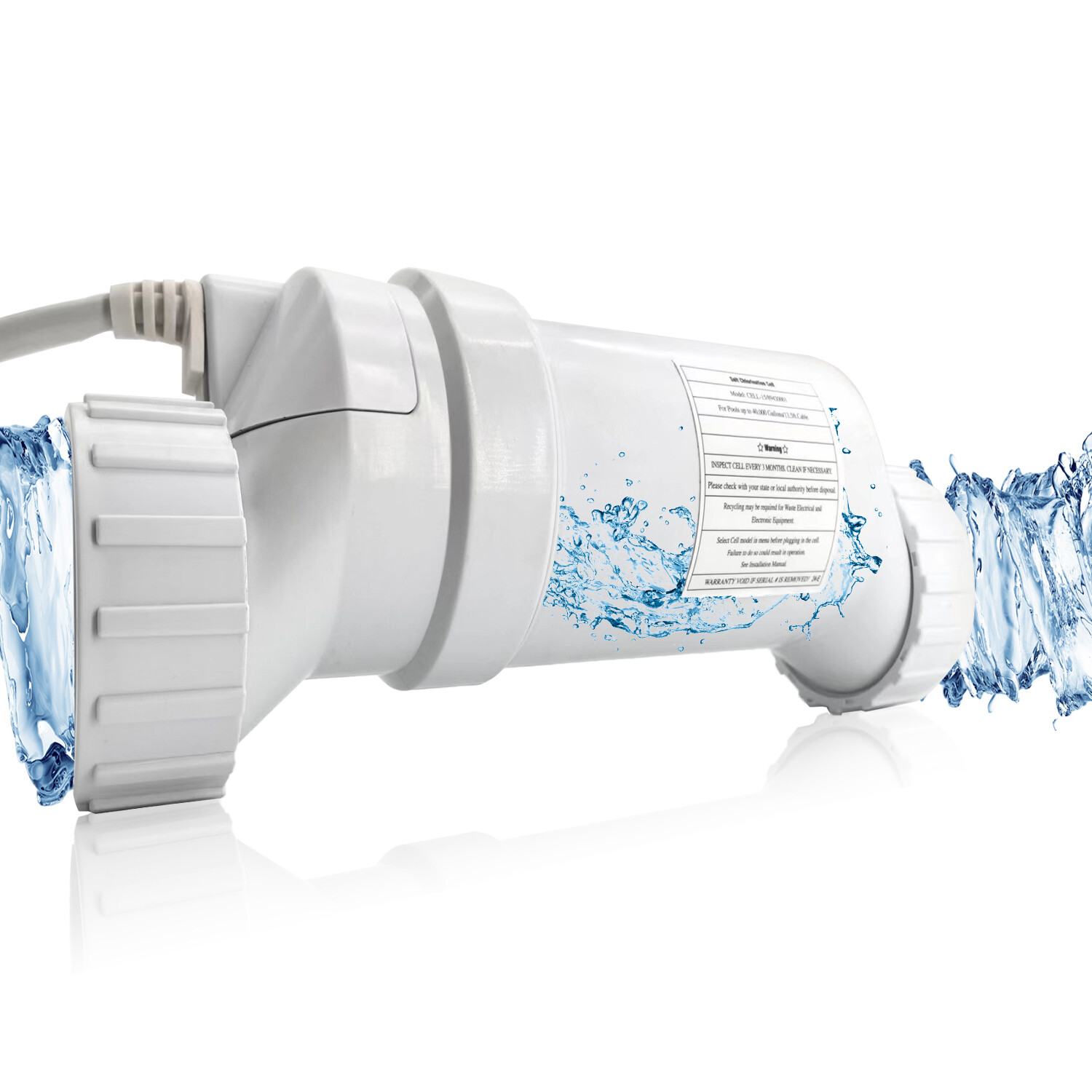 Salt cell for pool Compatible with Hayward 15000-40000Gal Pool Salt Filters US gallery