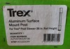 Trex Aluminum Surface Mount Post for 36 in. Rail Height ALPOSTMOUNT36 for deck gallery