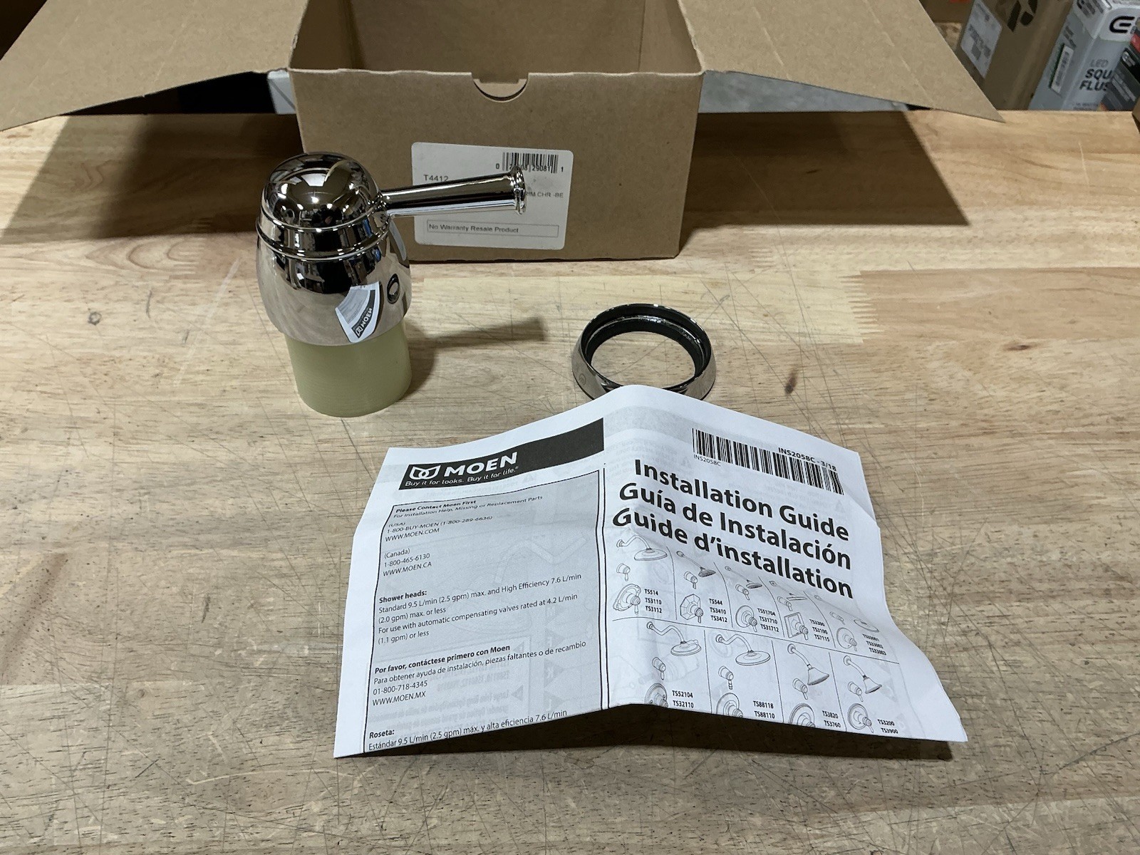 Moen Belfield Volume Control Valve Trim Kit-Chrome (VALVE NOT INCLUDED) T4412 gallery