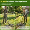 2 in 1 Double Side Lawn Leveling Rake 32x10in 78in Handle gallery