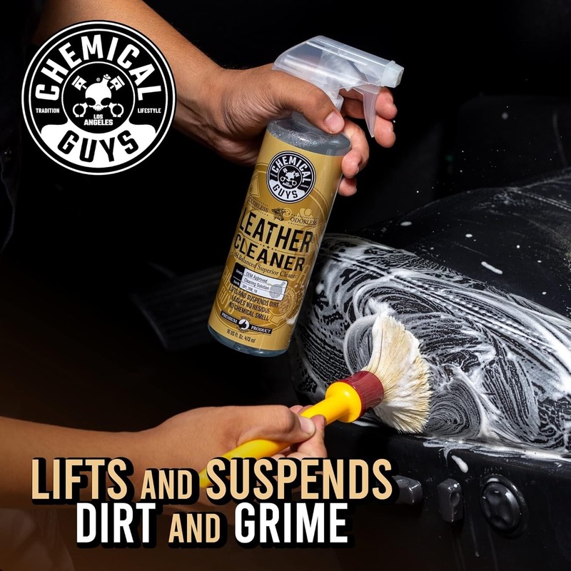 16oz Colorless & Odorless Leather Cleaner for Cars, Furniture, and Boots gallery