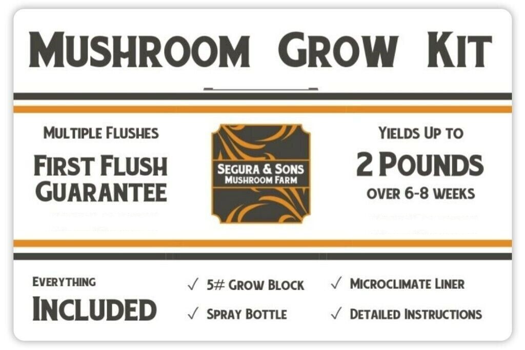 Segura & Sons Shiitake Mushroom Grow Kit - First Flush Guarantee gallery