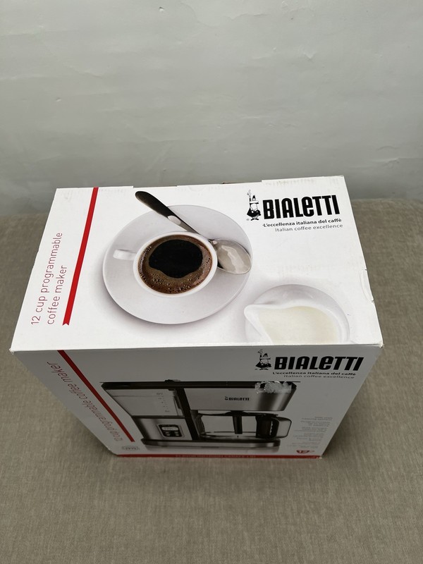 Bialetti 12 Cup Programmable Coffee Maker Model MD-278 35061 Rare Tested Working gallery