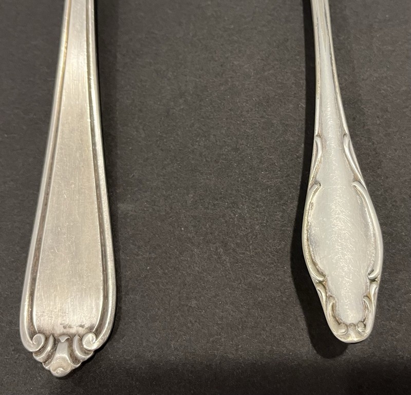 Vintage Wellner Two Piece Serving Set Silver Plate Spoon and Pie Server 90 Mark gallery