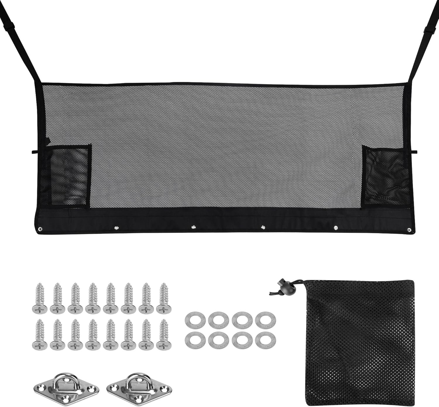 49" x 18" RV Bunk Bed Safety Net with Hardware | Adjustable Bunk Bed Guard Net gallery