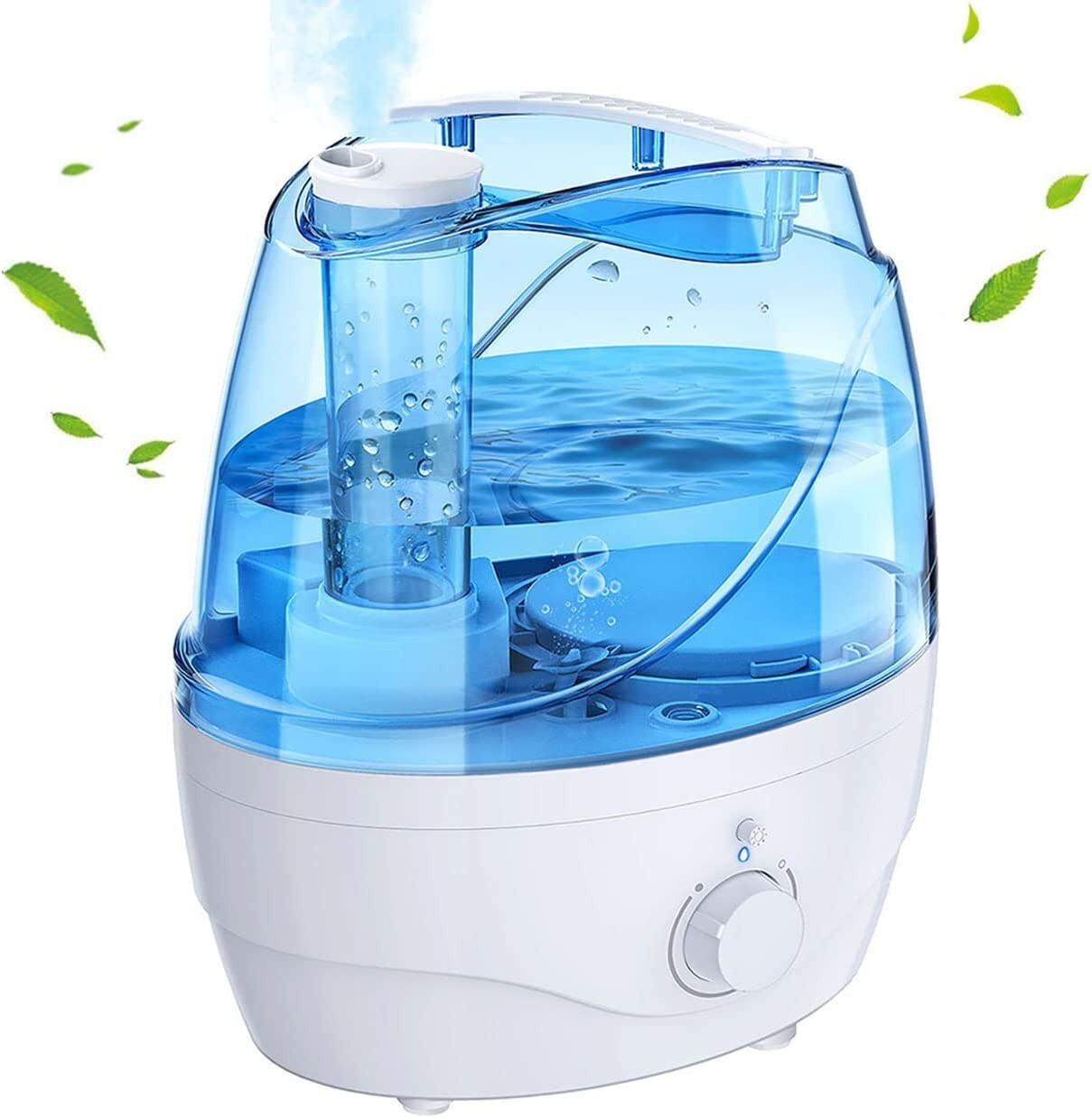 Homasy 2.2L Humidifier for HOME & OFFICE with Light,Quiet & Auto-of Cool Mist gallery