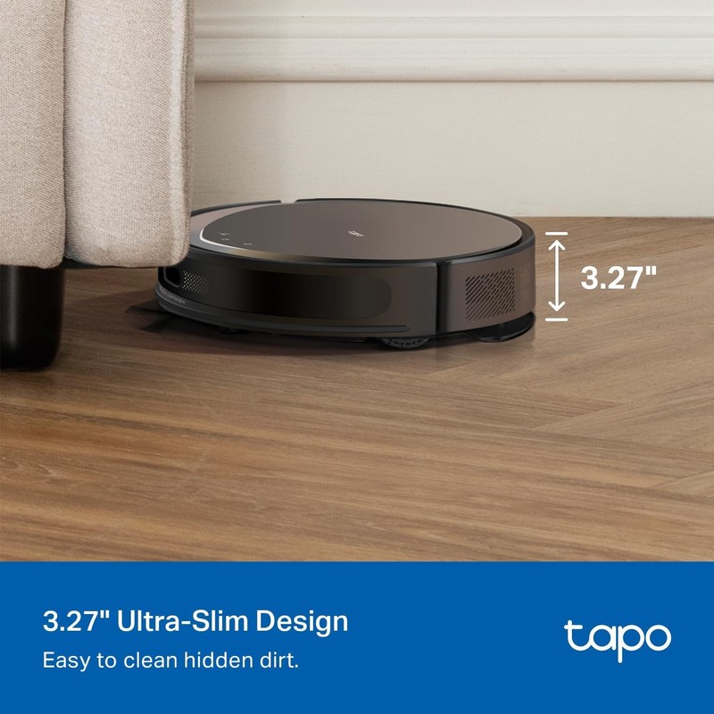 6000Pa Robot Vacuum Mop 3.5L Self Empty Station LiDAR 180min APP Remote Control gallery