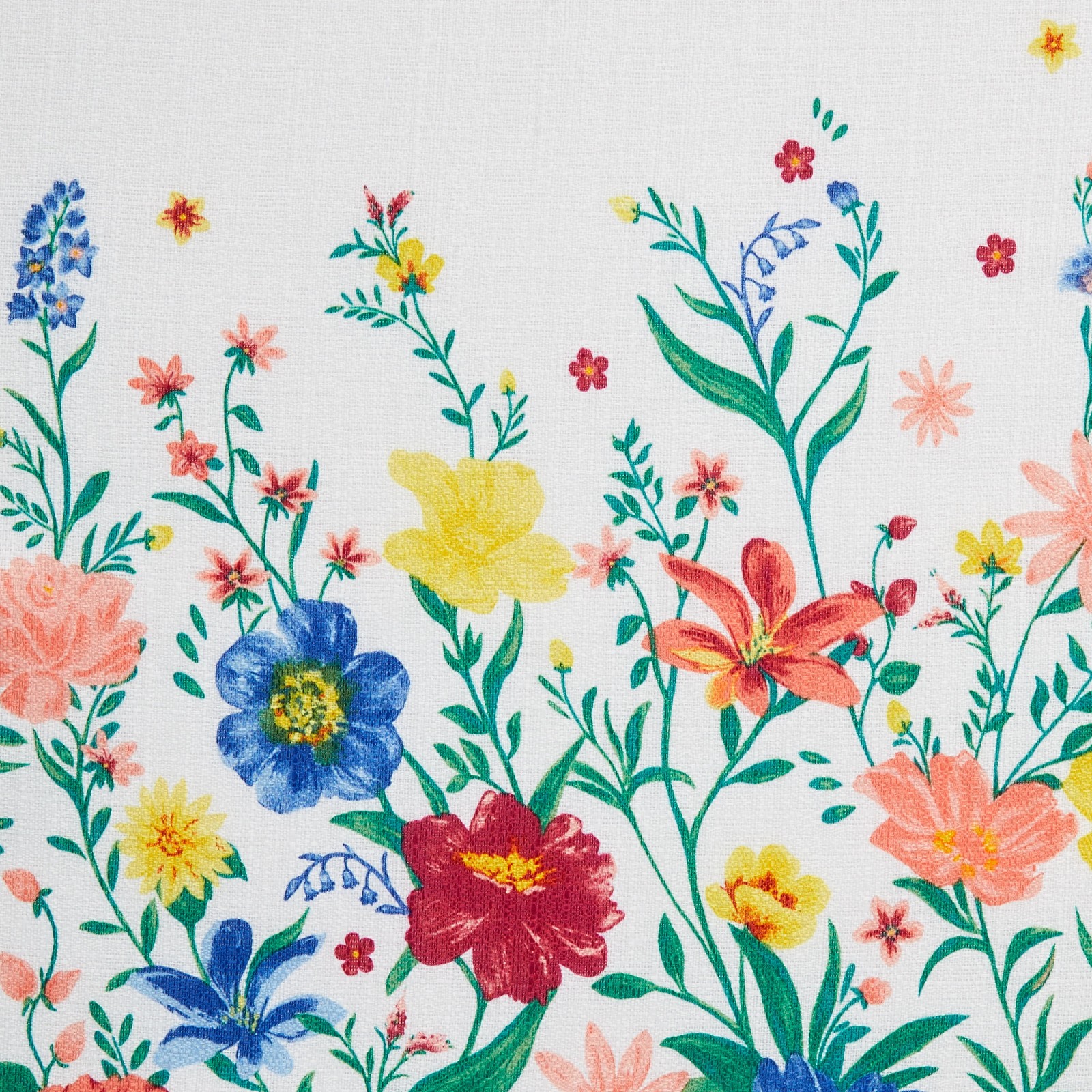 Flowering Frontier Fabric Tablecloth, Multi-color, 60" W x 84" L gallery