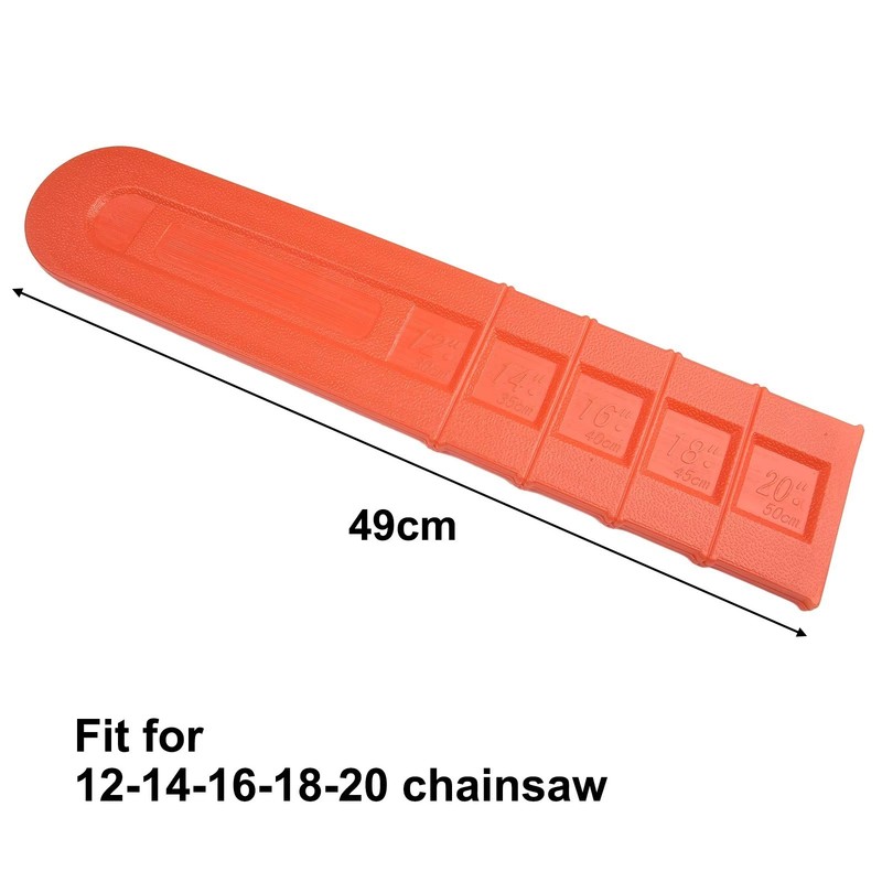 Chainsaw Bar Cover Chain Scabbard Guard Protector 12 16 18 20 Inch Safe Storage gallery