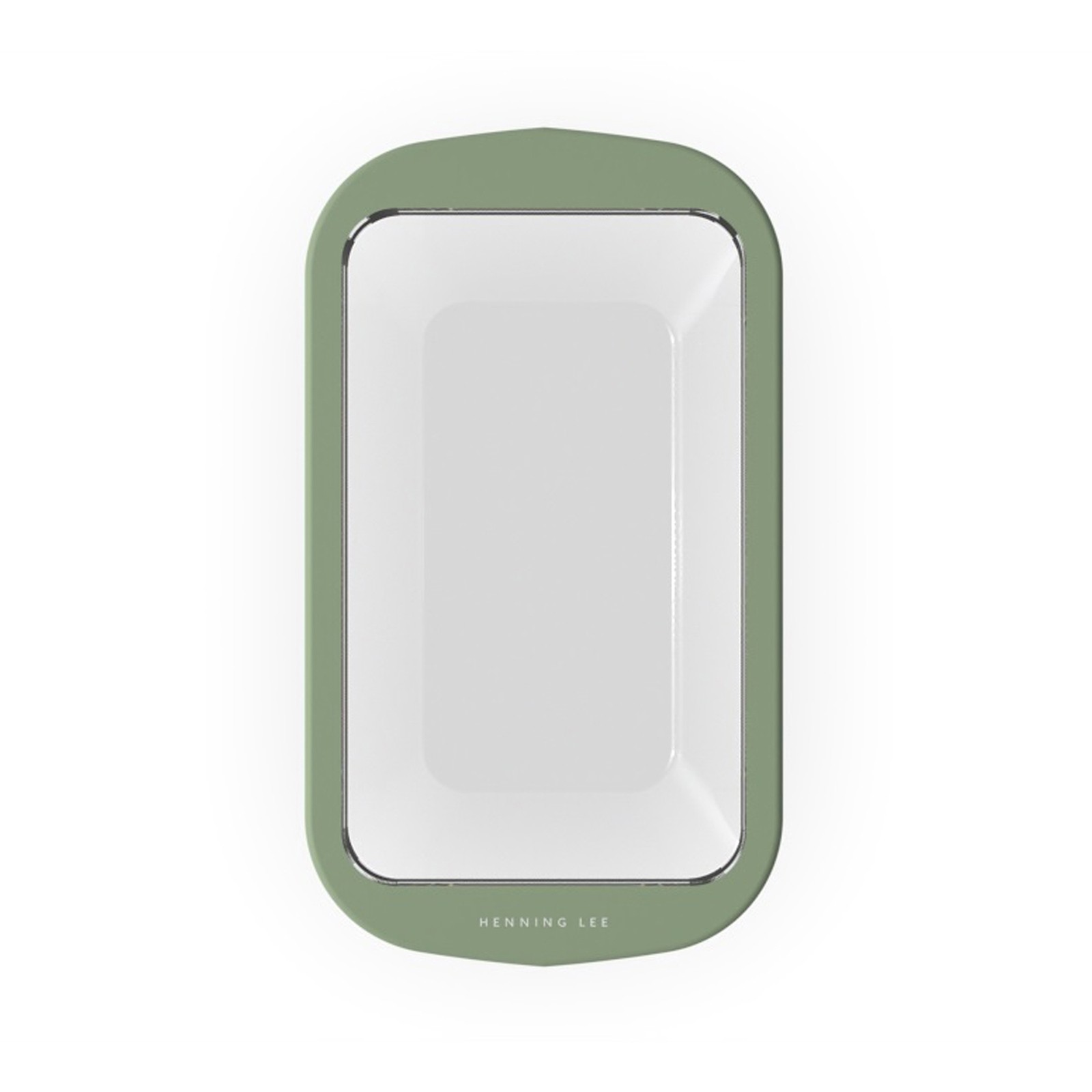 Henning Lee Look and Cook Clear Silicone Loaf Pan, Moss gallery