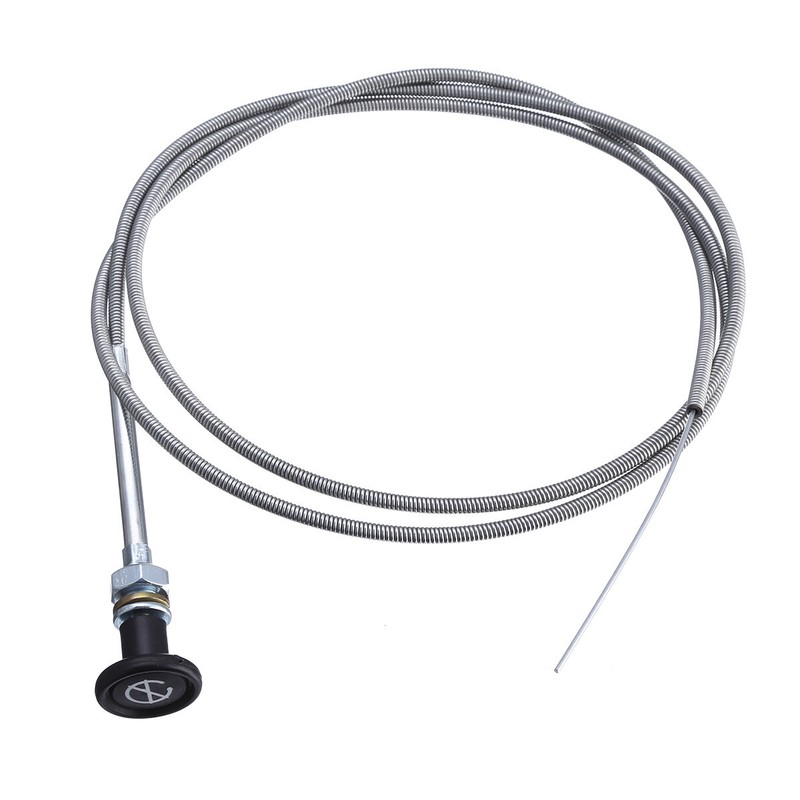 2PCS 237 Universal Push Pull Choke Cable 63" Inner 60" Conduit 2 3/4" Travel gallery