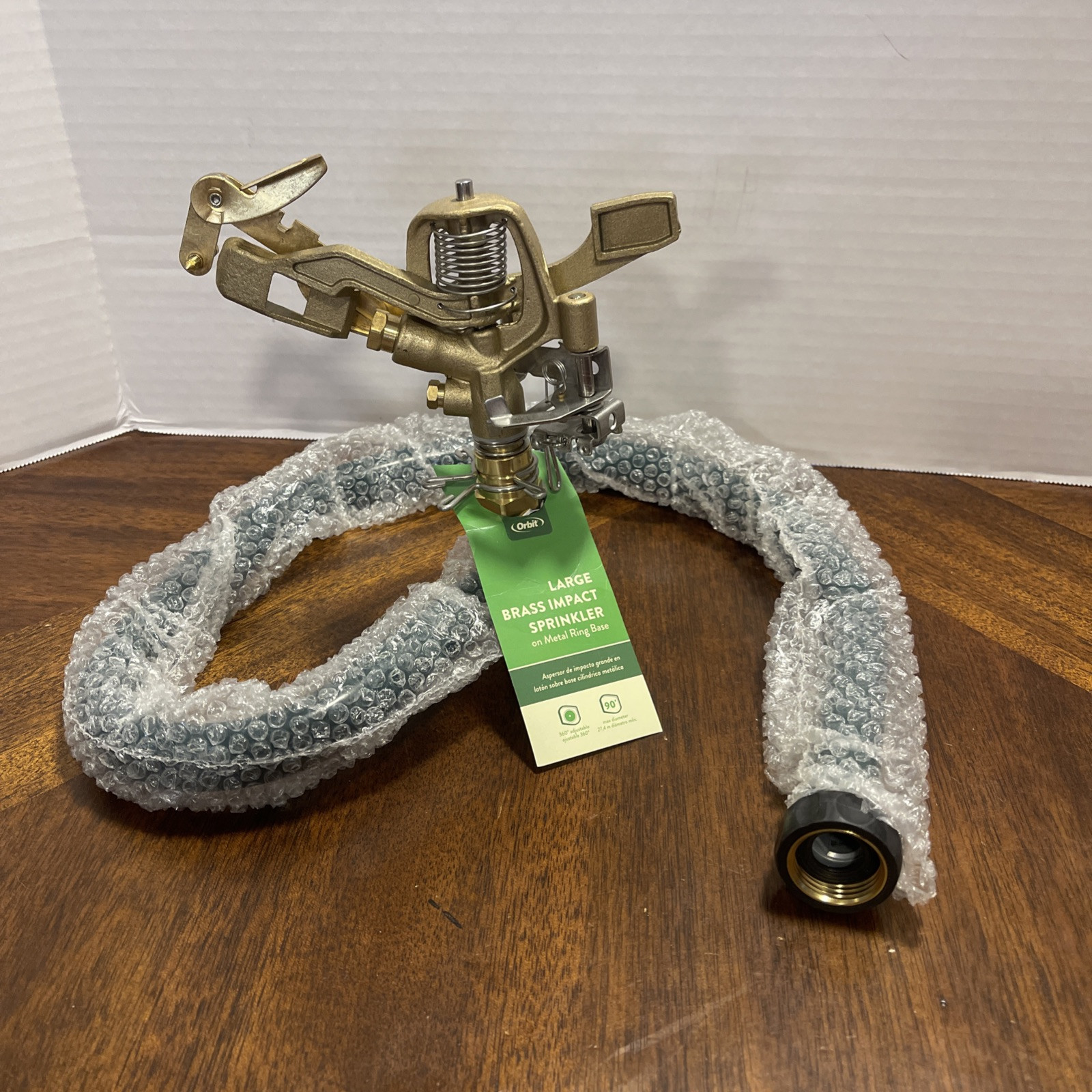 1 Pasture Master 3/4” adjustable Brass Impact Sprinkler & Commercial steel Bases gallery