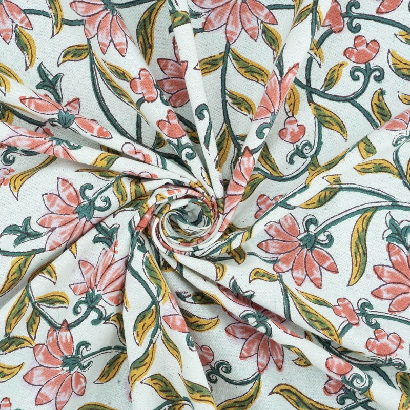 Hand Block Printed Tablecloth, Wedding Gift, Use for Dining Table Decor gallery