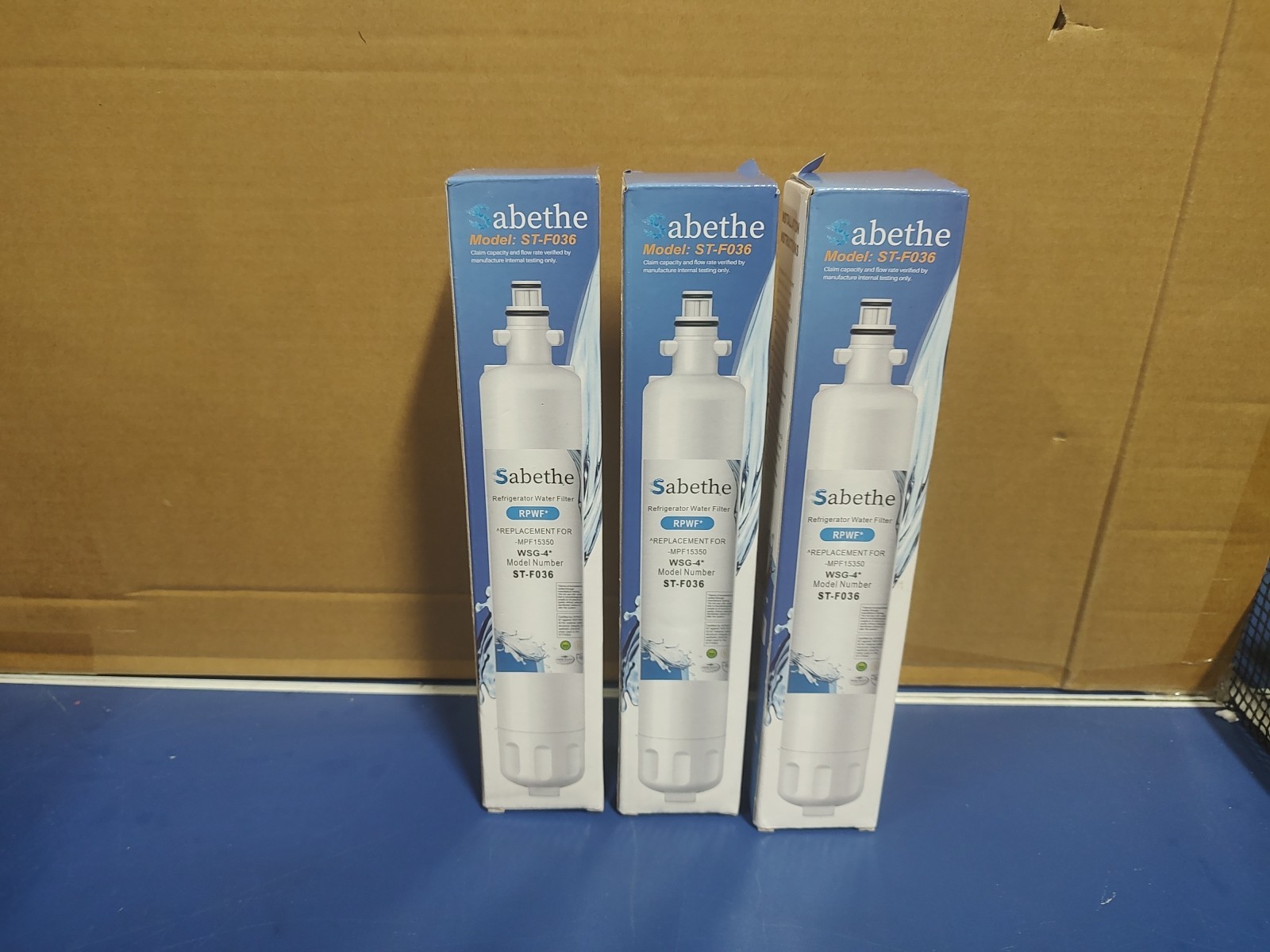 Sabethe Refrigerator Water Filter Replacement for GE® RPWF(NOT RPWFE),3 Pack gallery