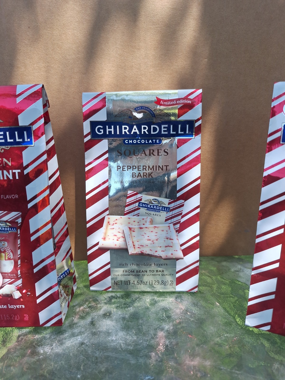 Ghirardelli Peppermint Bark Snowmen & Bark Best By 03/31/26 - 3 Packages gallery
