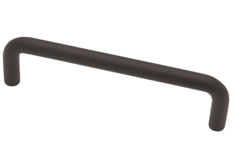 Liberty Hardware P604DC-FB-C Pull 4" Center to Center Flat Black
