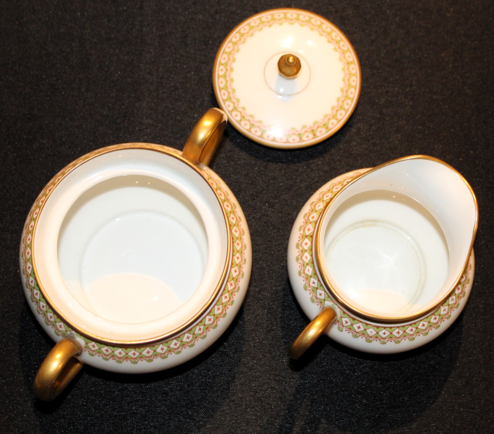 Theodore Haviland St. Albans Antique Creamer & Covered Sugar Bowl gallery