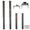 VEVOR Adjustable Steel Table Legs 24-40 in Square 1200 lbs Heavy Duty 4 PCS gallery