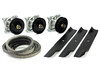 Deck Rebuild Kit for Hustler Raptor 52" Spindle Blade Pulley Belt 604214 603995 gallery