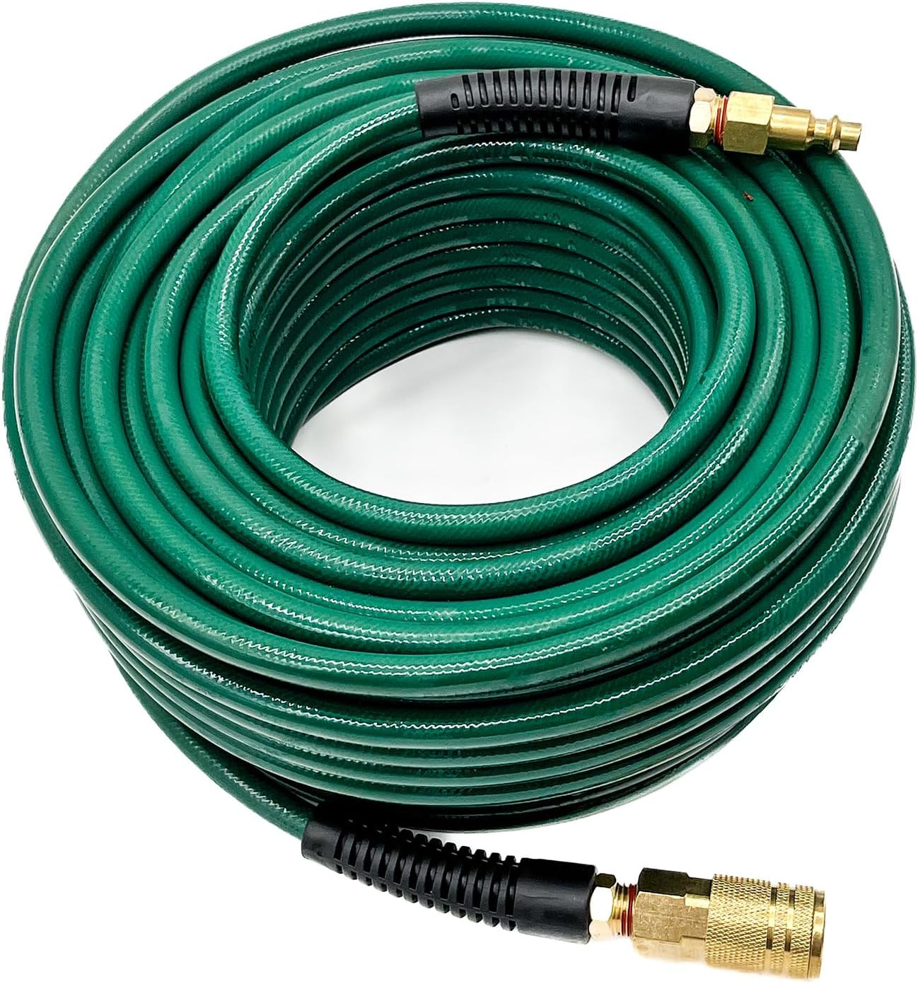 Polyurethane(Pu) 1/4-Inch X 100FT Reinforced,Air Hose with 1/4” Swivel Industria gallery