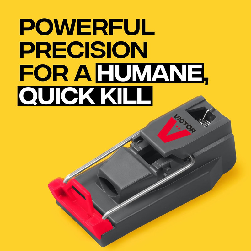 Victor M123SSR Quick-Kill Easy Set Mouse Trap, 6 Reusable Victor Mouse Traps gallery