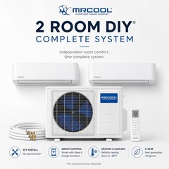 MRCOOL DIY 5th Gen 2 Zone Mini Split Heat Pump AC System