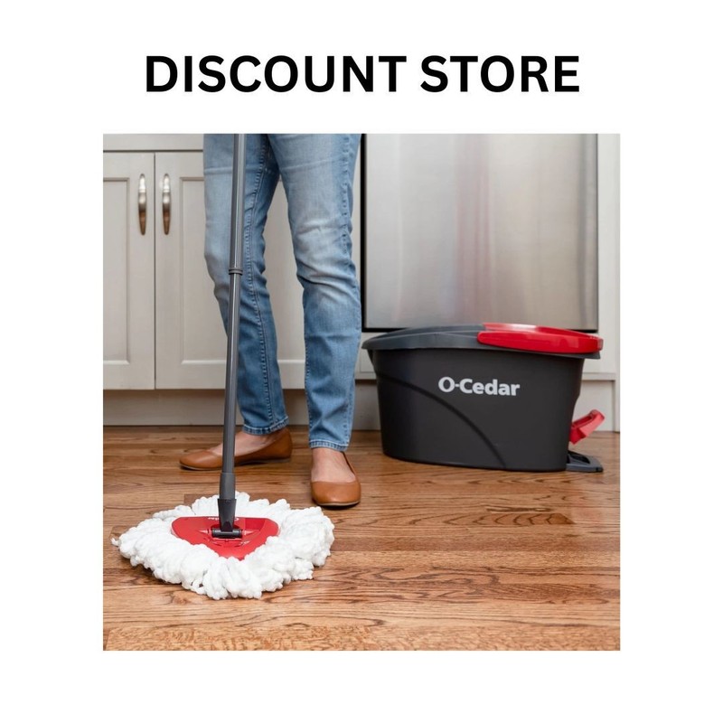 O-Cedar Easy Wring Microfiber Spin Mop, Bucket Floor Cleaning System gallery