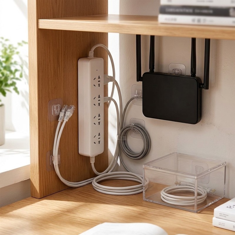 10Pairs Clear Adhesive Wall Hooks Double Sided Self-Adhesive Wall Mount Hangers gallery
