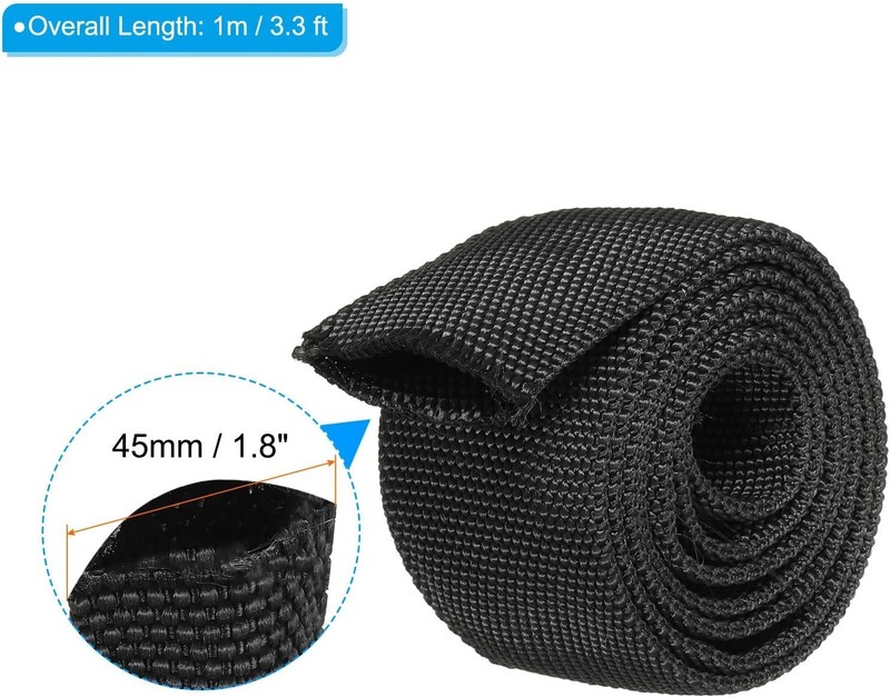 Versatile 3.3FT Nylon Hose Sleeve – Shielding for Hoses in Extreme Conditions gallery