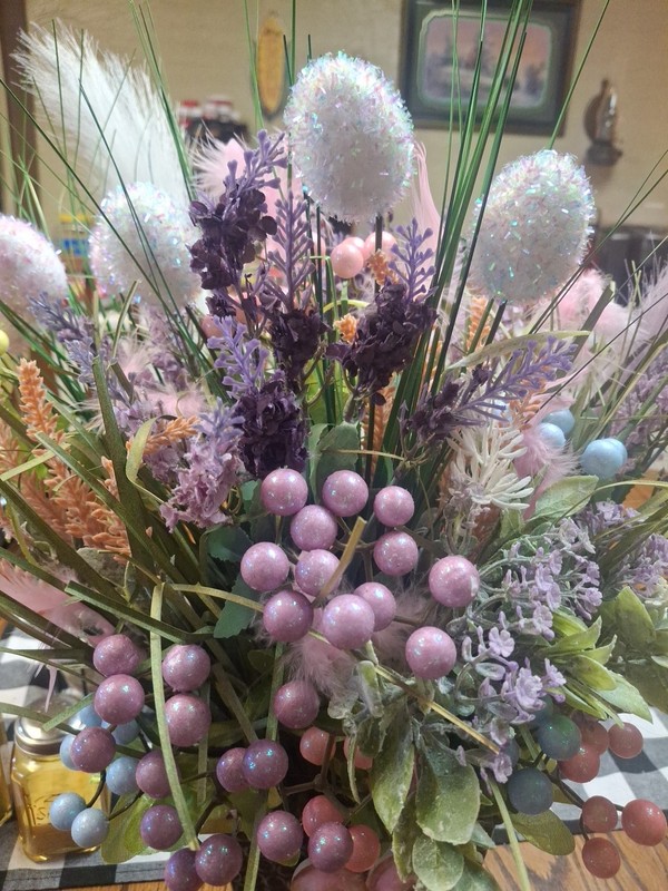 Easter Egg Flower Bouquet Spring Flowers NEW gallery