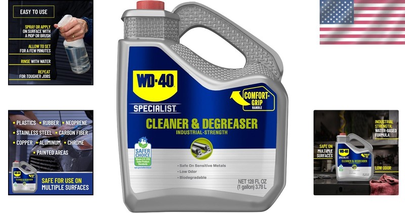 Industrial-Strength Multi-Surface Cleaner & Degreaser, 1 Gallon - Biodegradable gallery