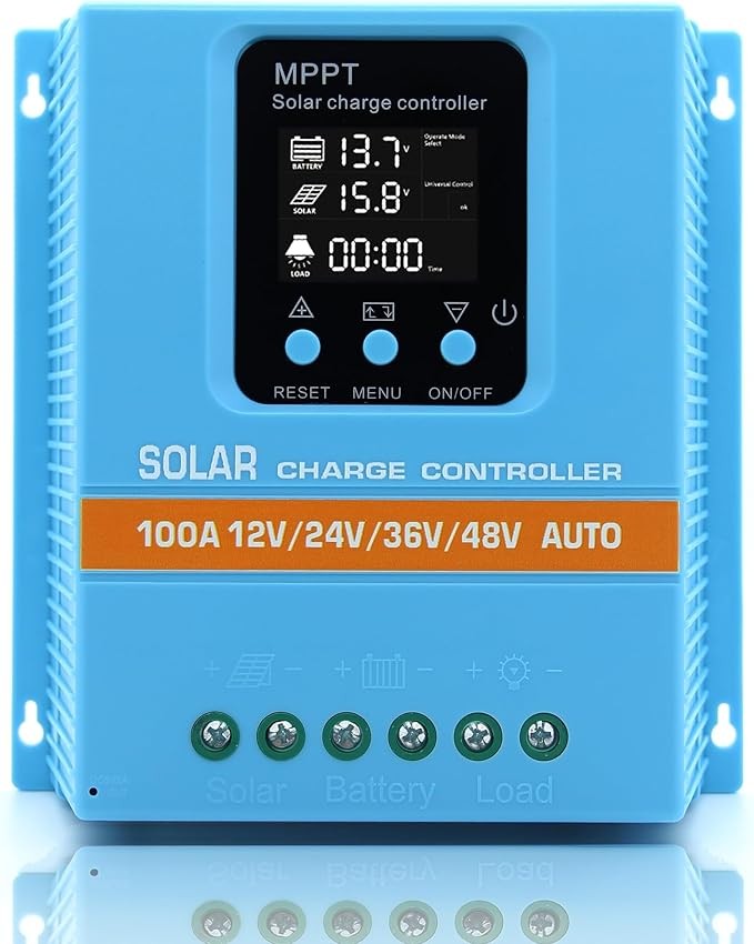 4800W 100A MPPT Solar Charge Controller 12V/24V/36V/48V Battery PV Regulator USB gallery