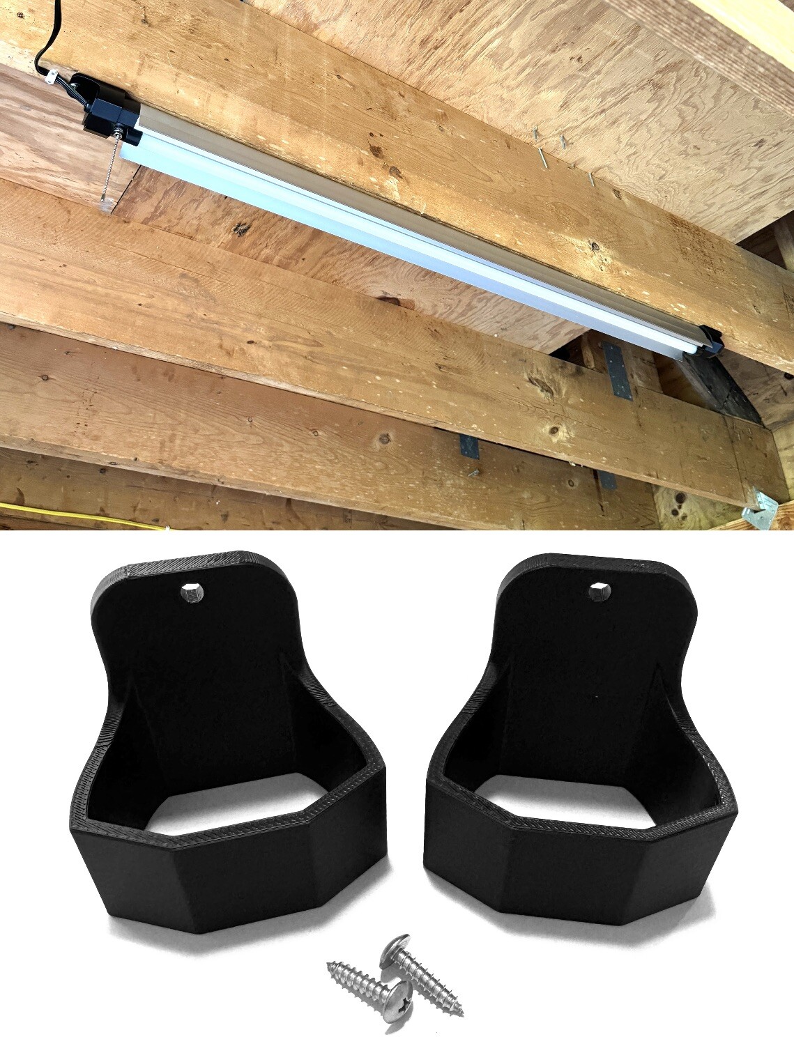 Professional Strong Mount For Braun 5500 LED 4ft Shop Light From Harbor Freight gallery