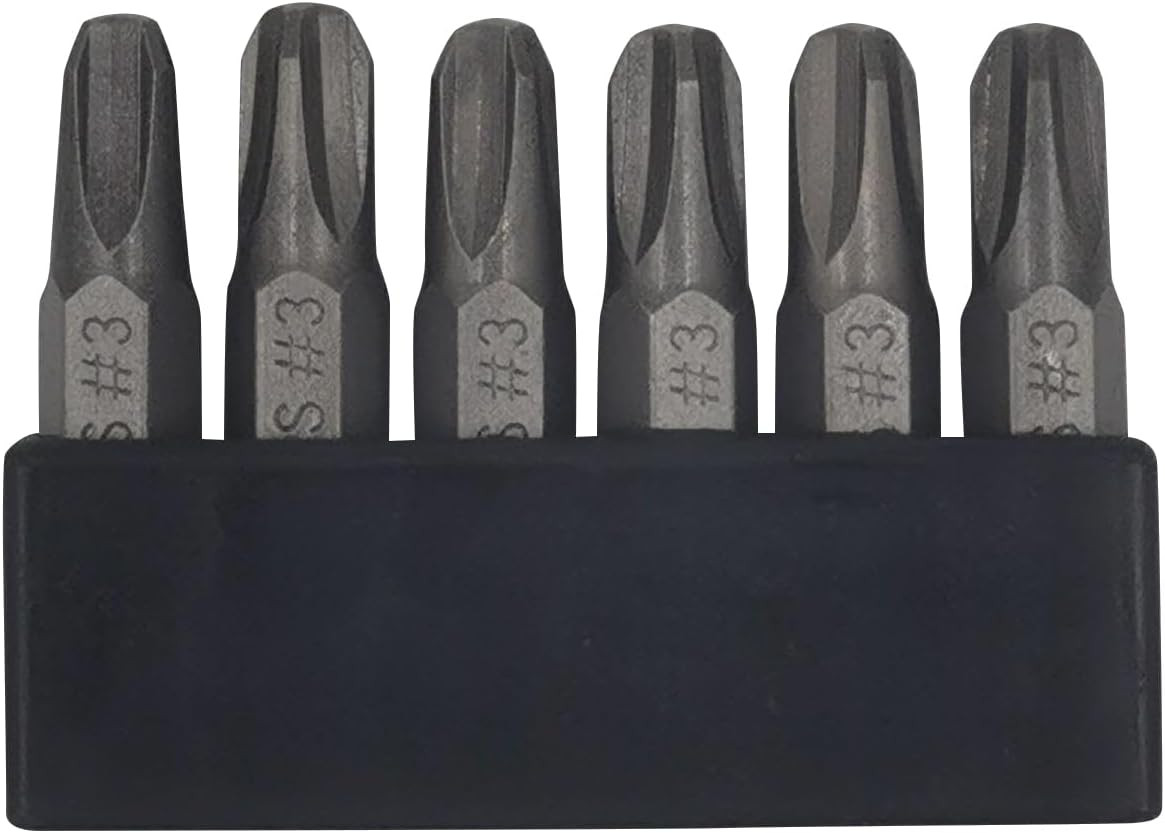 6Pcs 35Mm JIS Screwdriver Bit Set with Magnetic Tip, 1/4 Hex Shank, S2 Alloy Ste gallery
