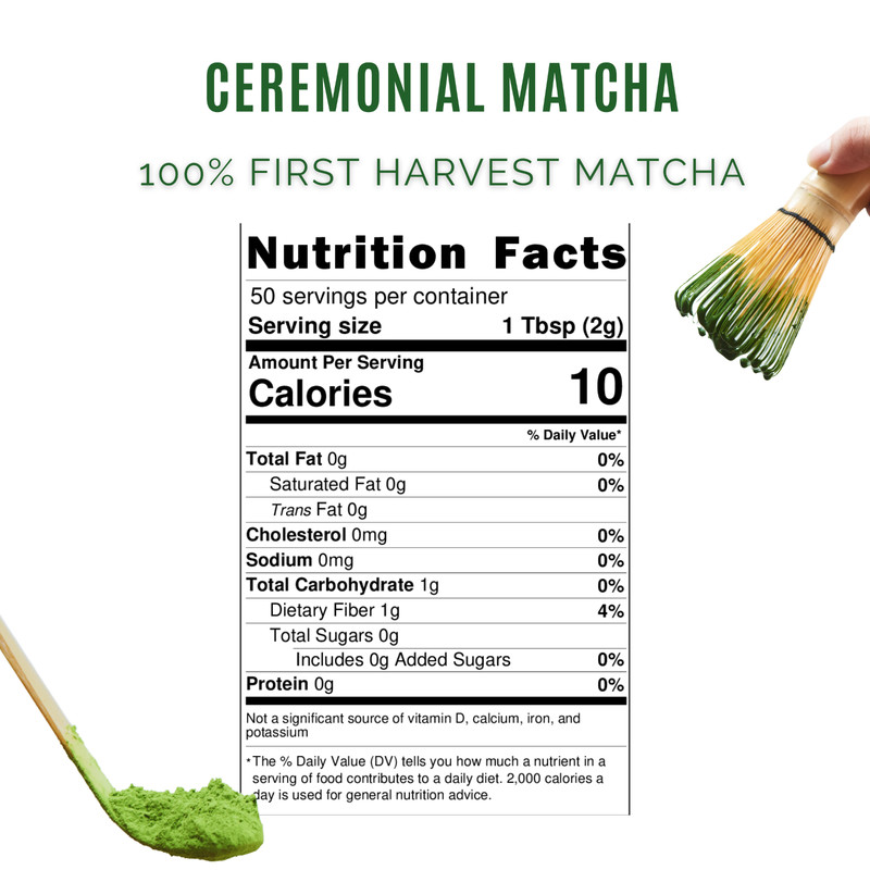 Ceremonial Matcha 50g SAMPLE- JAPAN - 100% First Flush Spring Harvested gallery