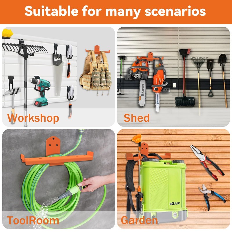 Backpack Leaf Blower Hanger, Wall & Trailer & Garage Tool Storage Organizer gallery