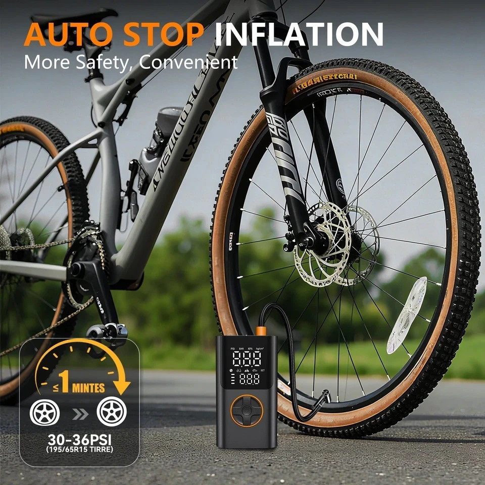 Car Tire Air Pump Inflator Compressor Digital Electric Auto Portable 150PSI 12V gallery