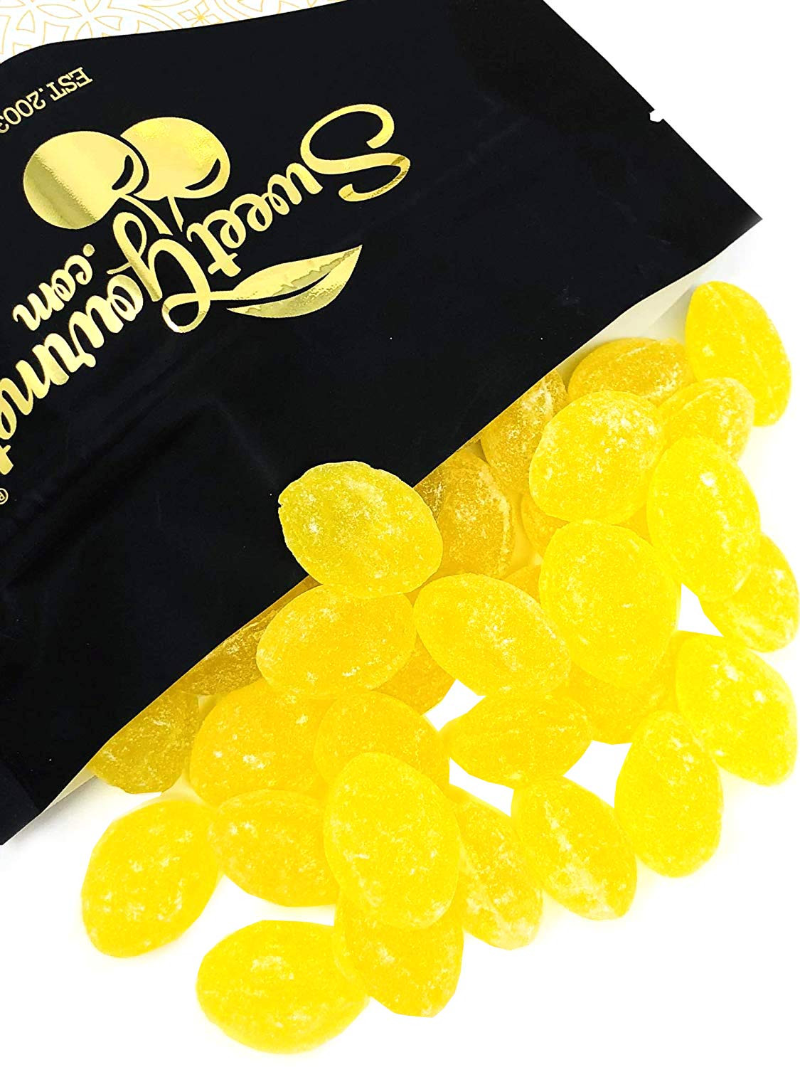 Natural Sanded Lemon Drops | Old-Fashioned Hard Candy Bulk | 2 Pounds gallery
