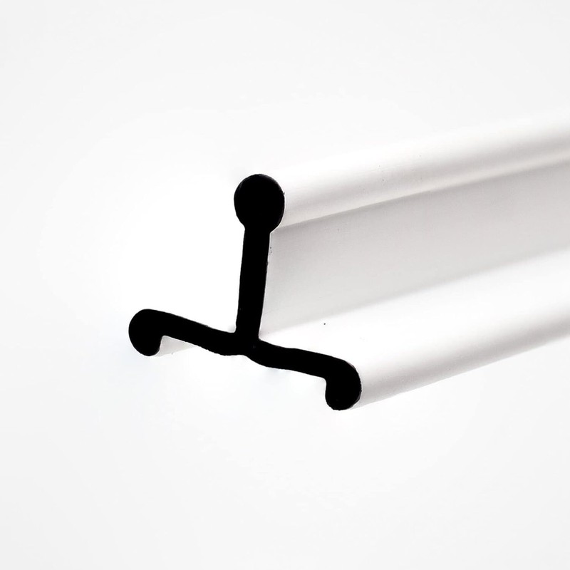 Sliding Screen Door Replacement Track 72" White | T-Profile - Made in America gallery