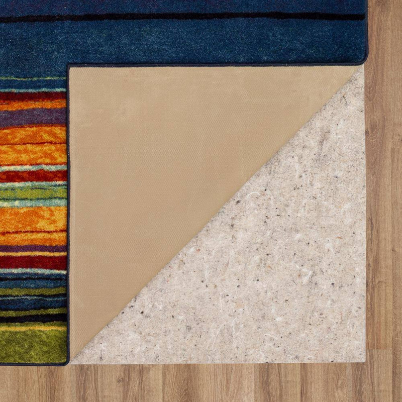 Rainbow Multi 2 Ft. X 3 Ft. Machine Washable Striped Area Rug gallery