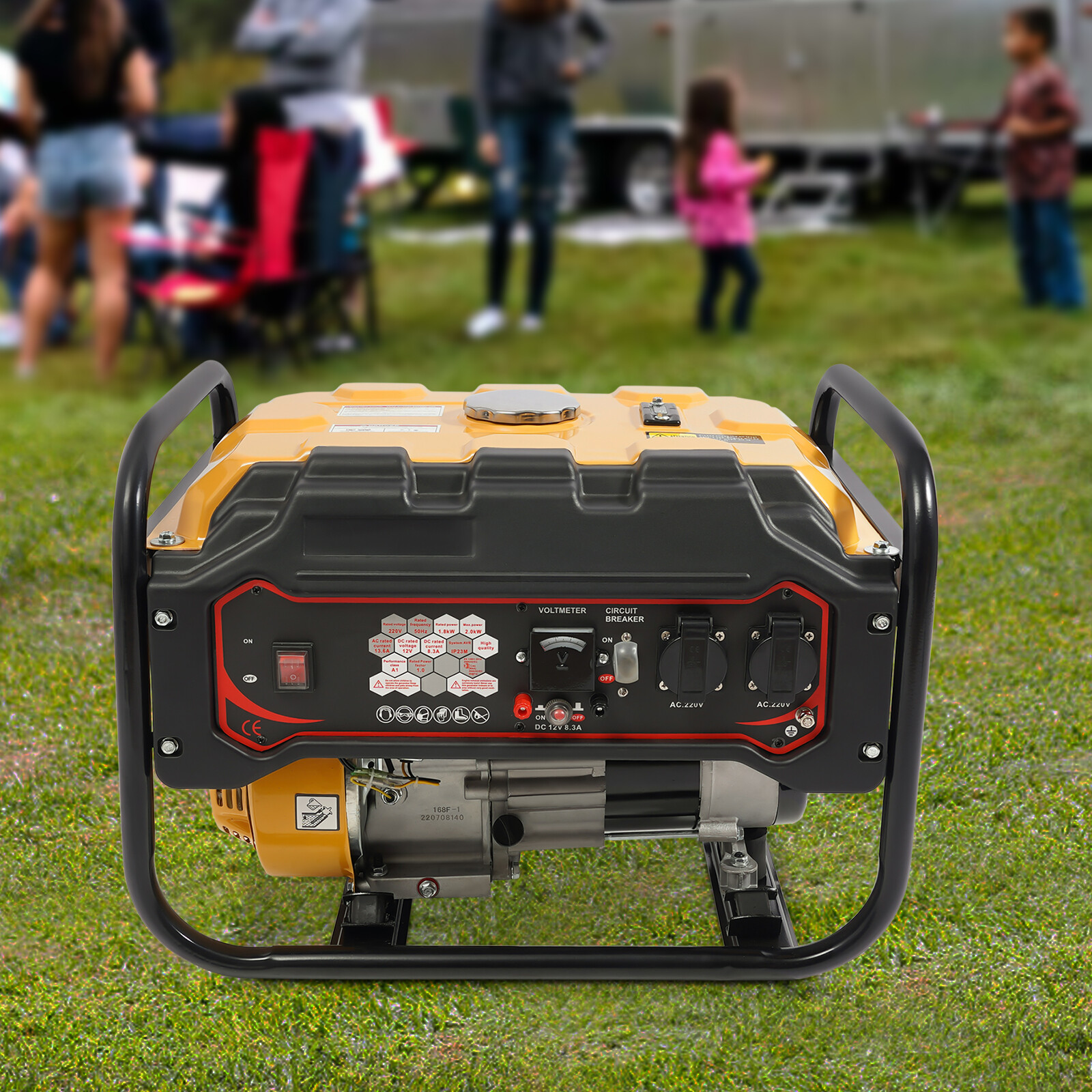 220V 4-Stroke Gasoline Generator Single Cylinder Portable Power Generator 6.5HP gallery