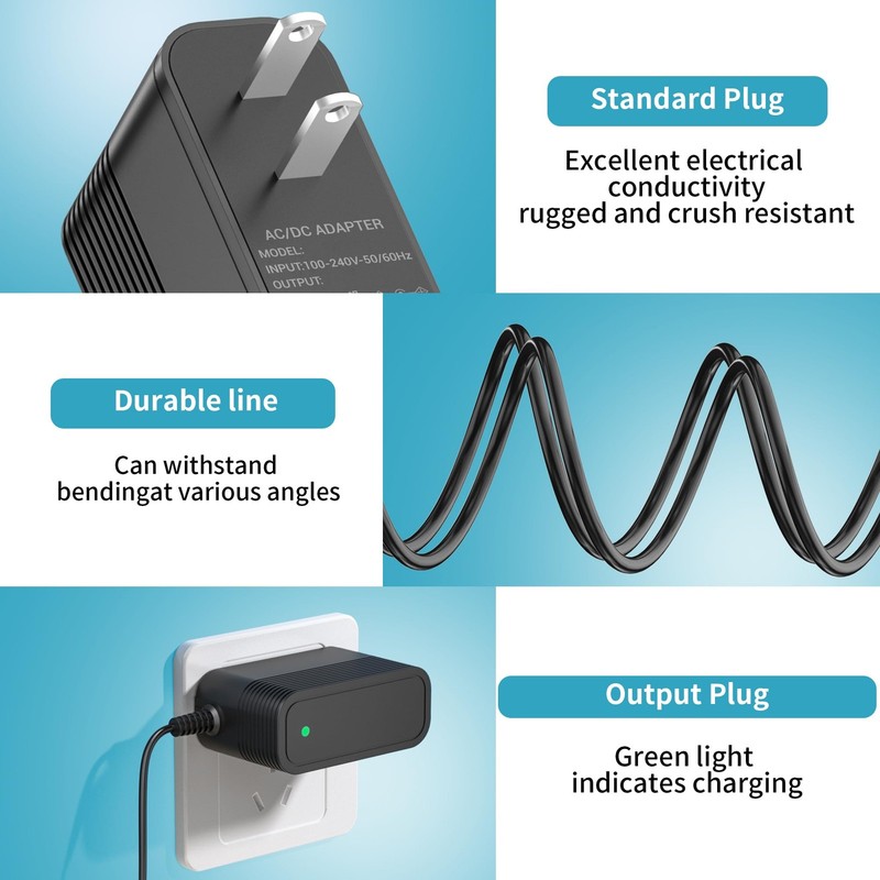 Robotic Pool Vacuum Charger, Compatible Power Cord for Cordless Cleaners gallery
