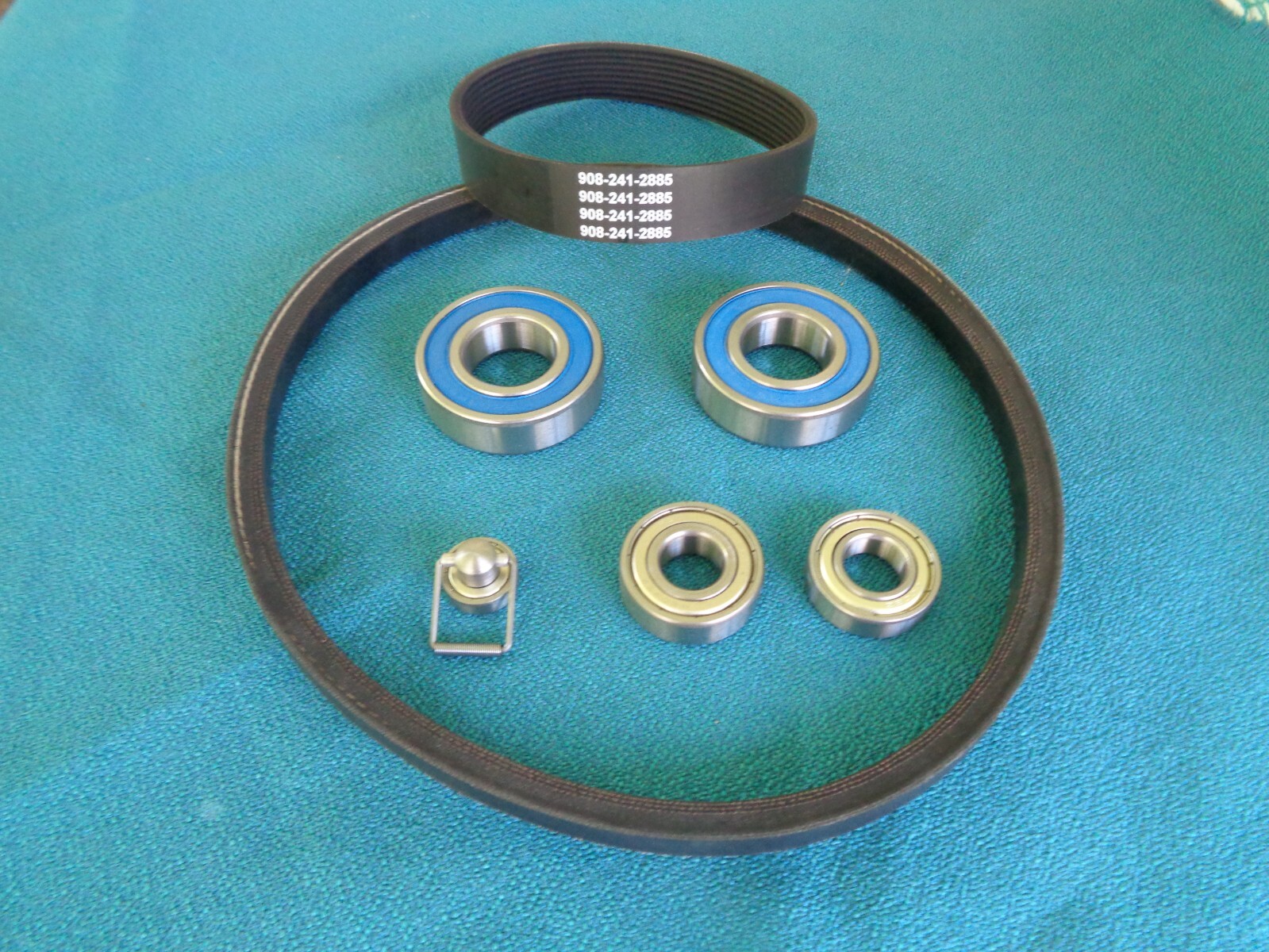 SHOPSMITH MARK V HEAD STOCK DOUBLE BEARING QUILL REBUILD KIT WITH POLY V DRIVE gallery