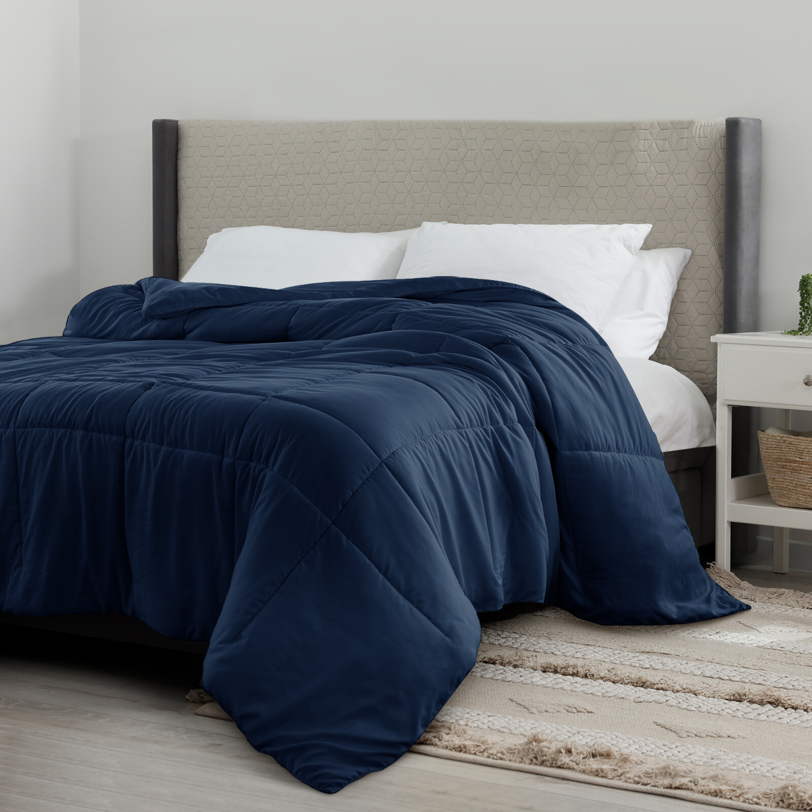 Down Alternative Comforter REVERSIBLE Microfiber Soft Duvet Insert All Seasons gallery