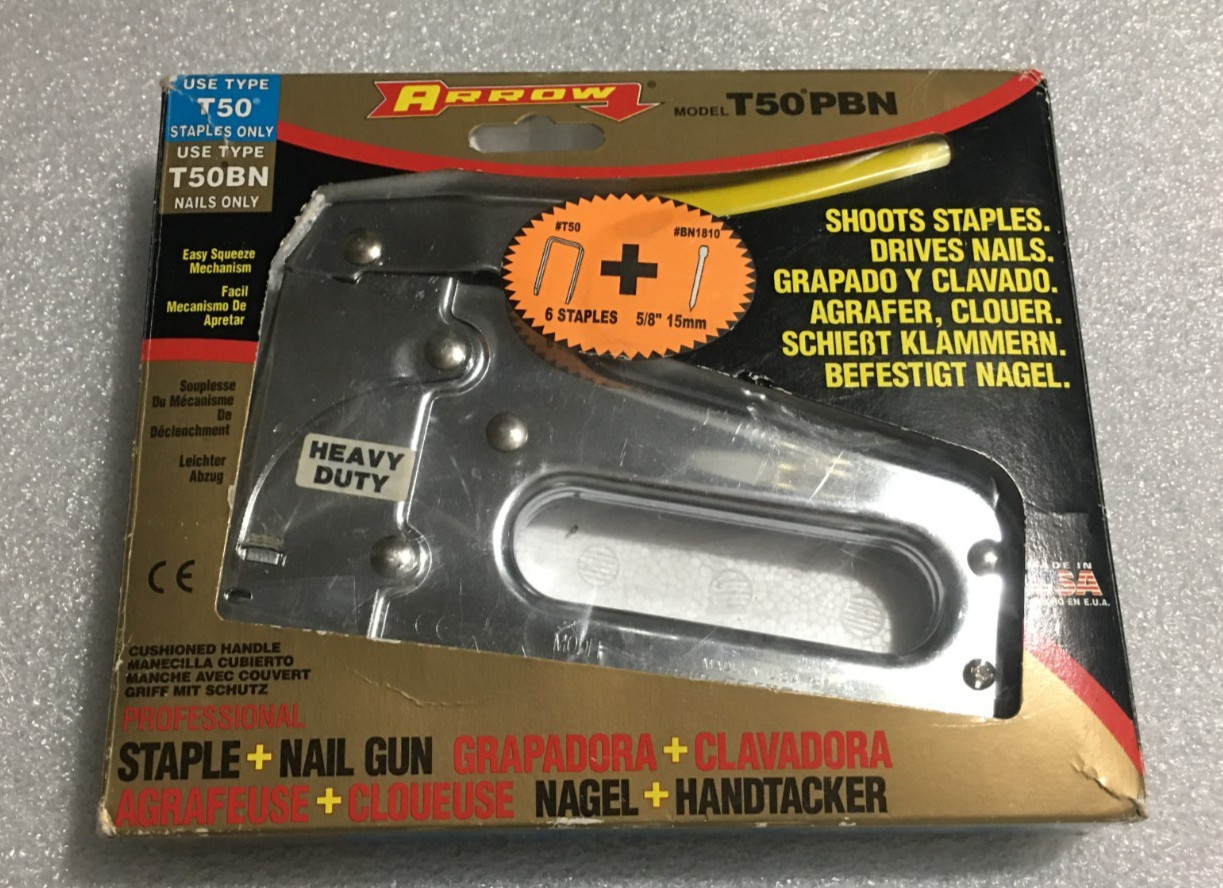 ARROW Model T50PBN professional manual Staple + Nail Gun gallery