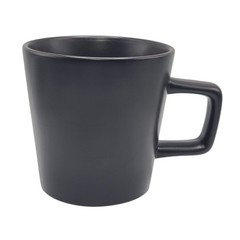 Stone + Lain Celina (Modern Coupe) Matte Black Stoneware Mug