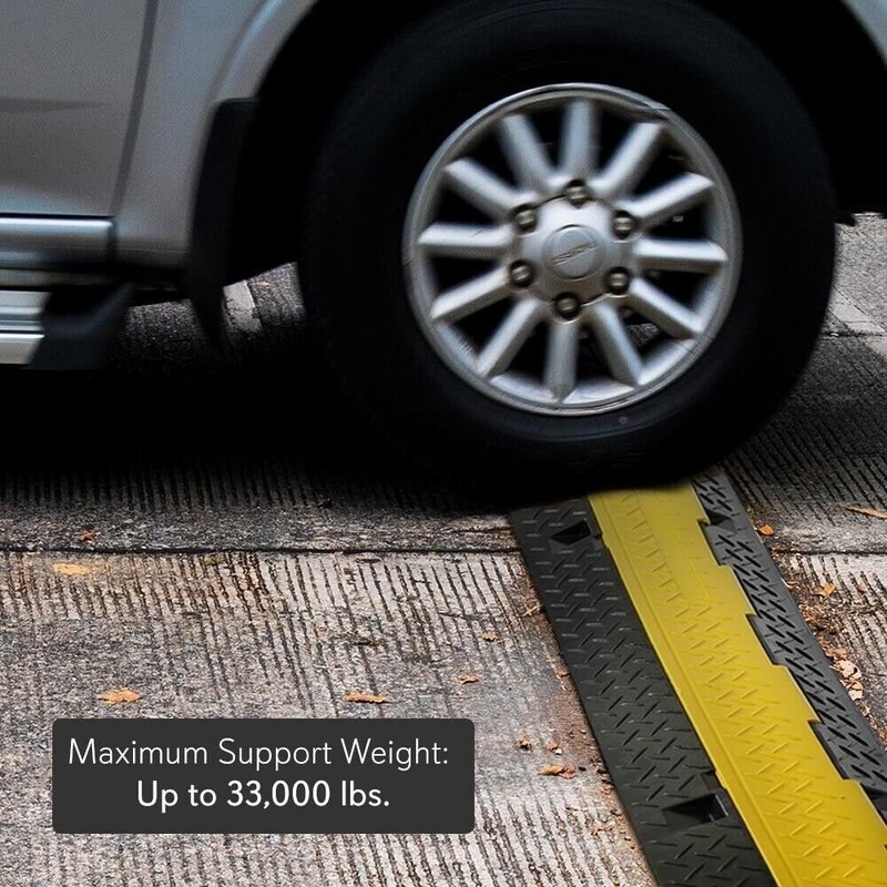 Pyle Cable Protector Cover Ramp-Cord/Wire Safely (Five Channel Extra Wide Style) gallery