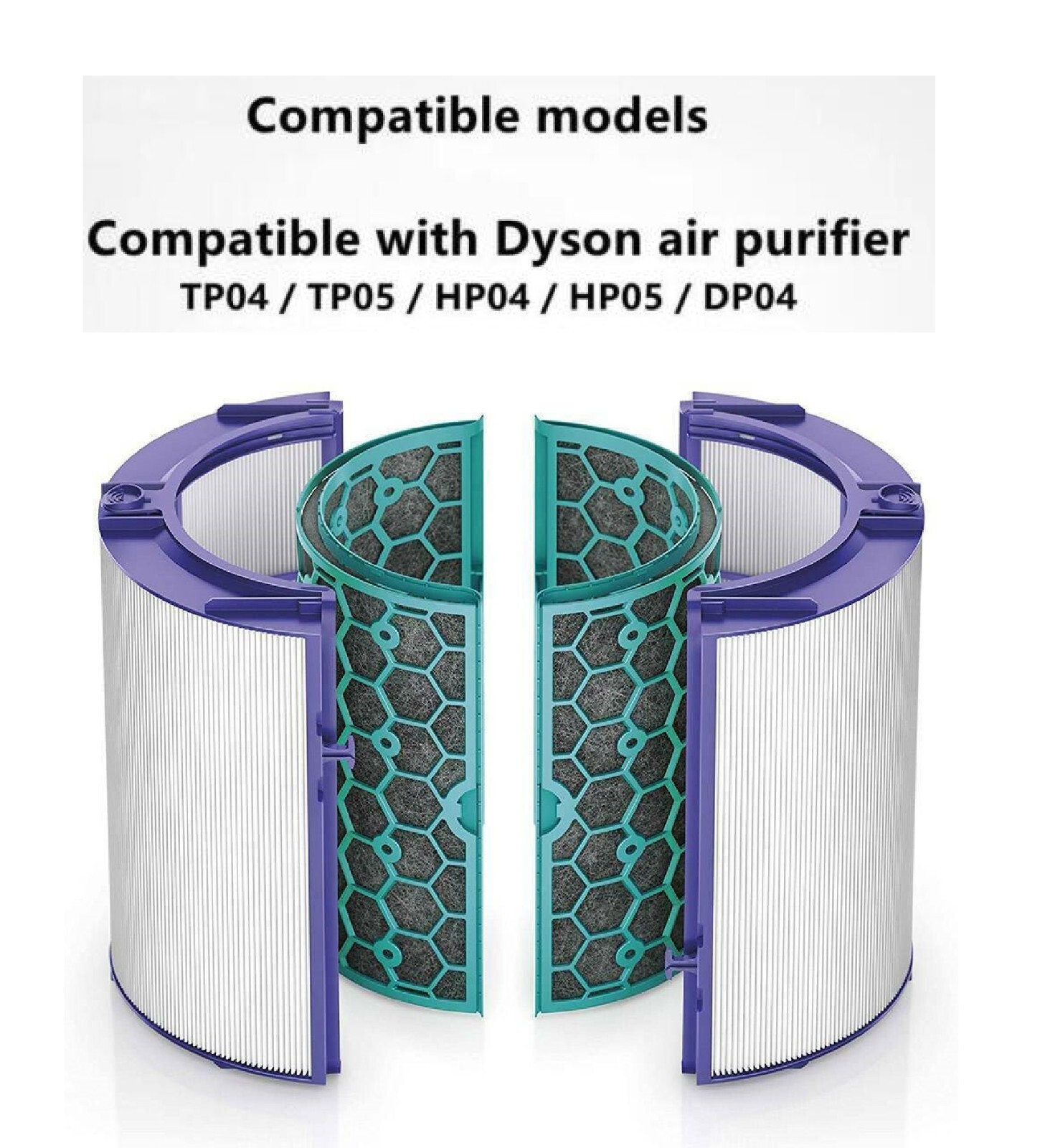 Air Purifier HEPA Filter for Dyson TP04 HP04 DP04 HP05 TP05 Part # 969048-01 gallery