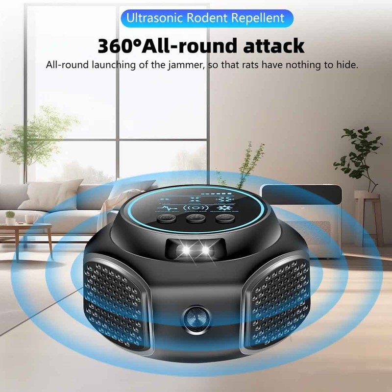 Pest Repeller Mouse Blocker Rat Deterrent 4-in-1 Ultrasonic Rodent Repellent gallery