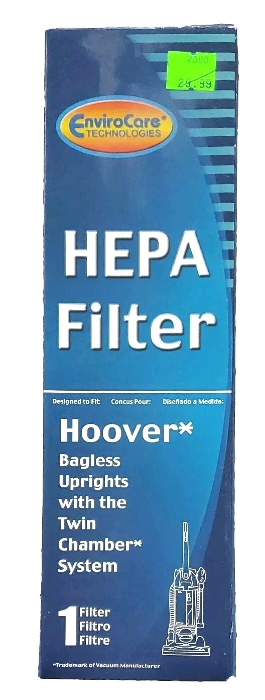 HEPA Hoover Filter Bagless Uprights Twin Chamber System F923 Envirocare gallery